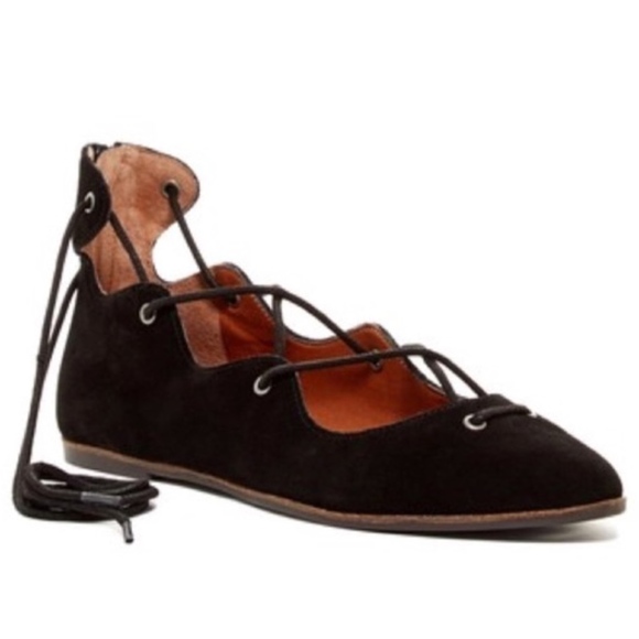 Lucky Brand Black Billoh Ghillie Flat Sandal - Picture 3 of 7